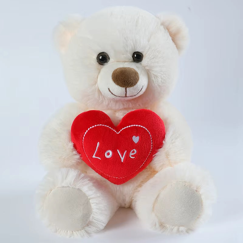 Cute Colorful Bow Tie Bear Doll Plush Toy Hug Bear Doll Children Birthday Gift Pillow Teddy Bear Home Living Room Bedroom